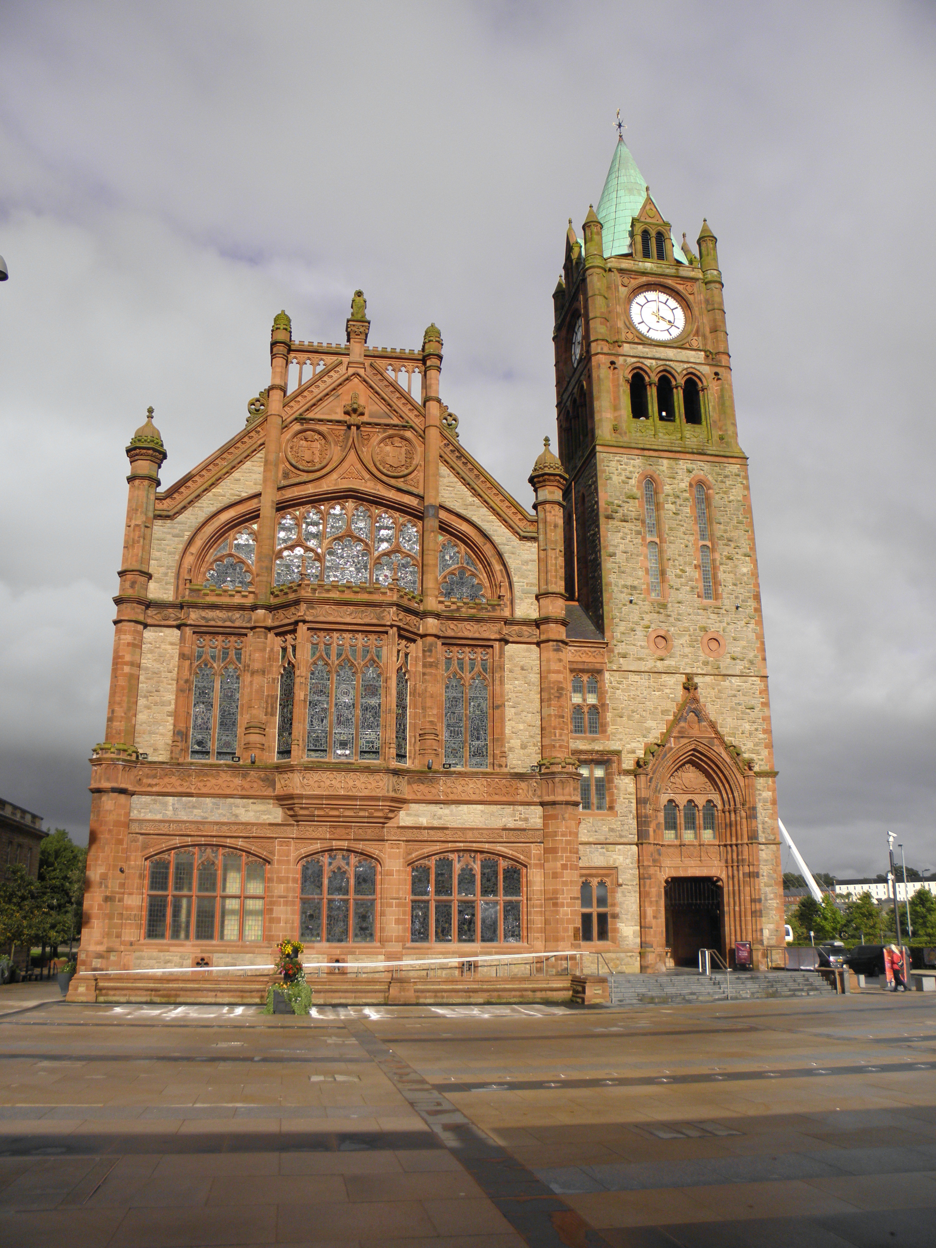 Derry Guildhall in Guildhall Square