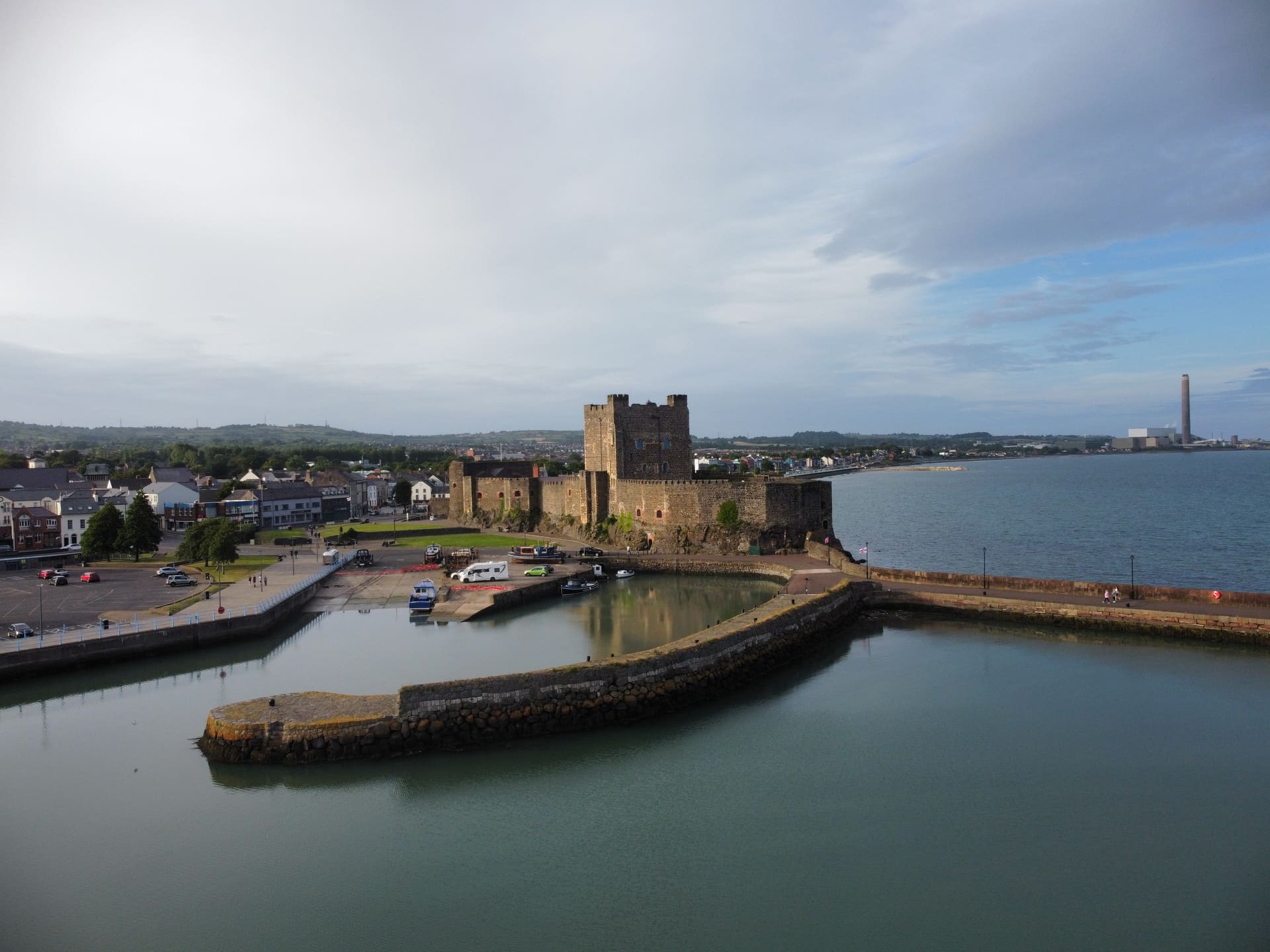 Carrickfergus Castle on Belfast Lough