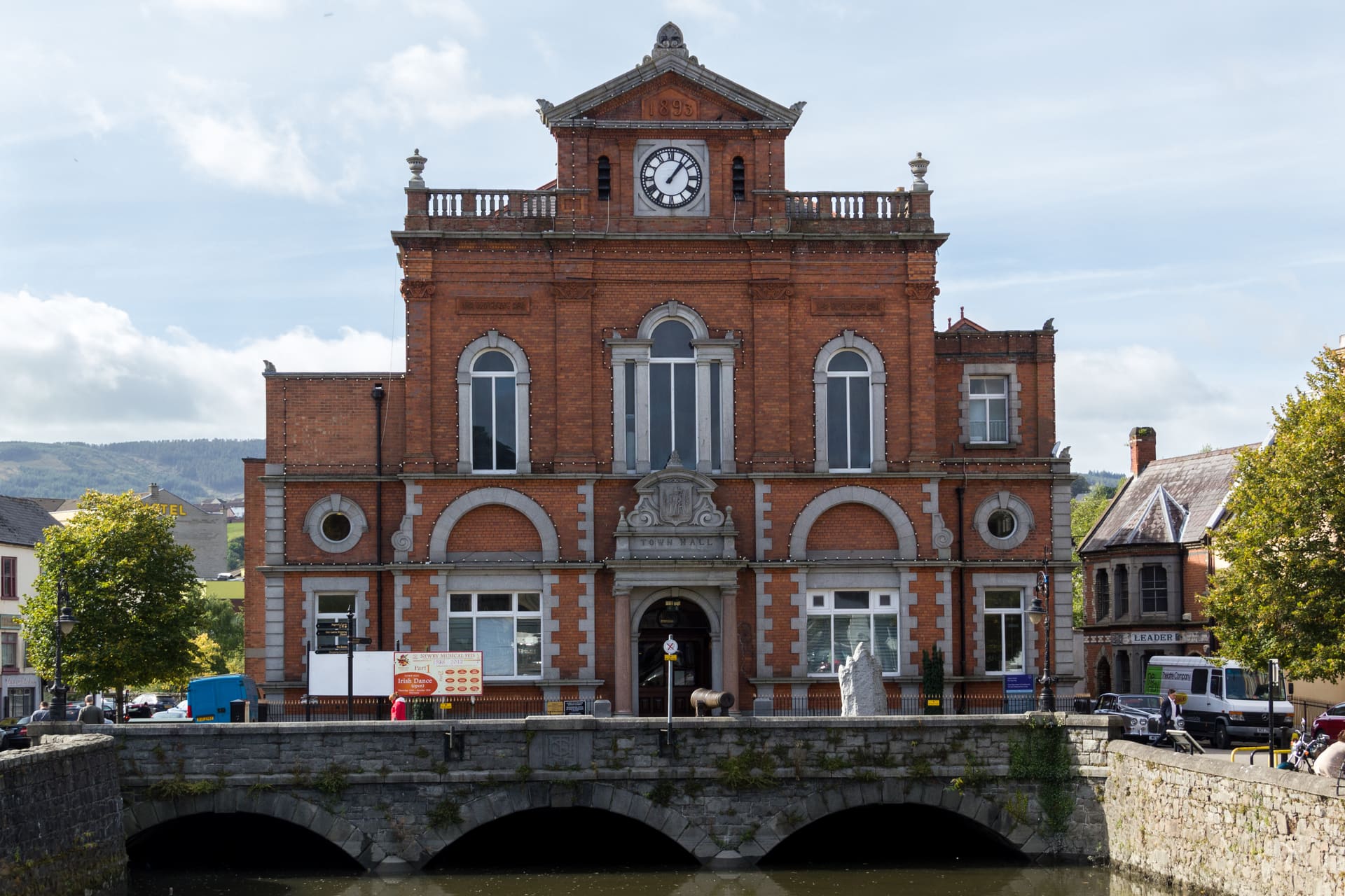 Newry Town Hall beside the canal