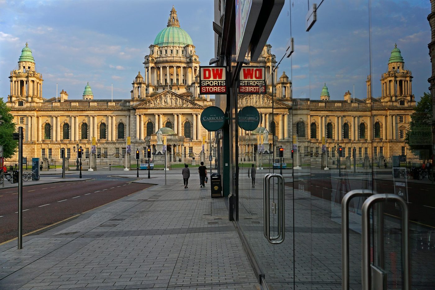 Belfast City Hall and city centre skyline